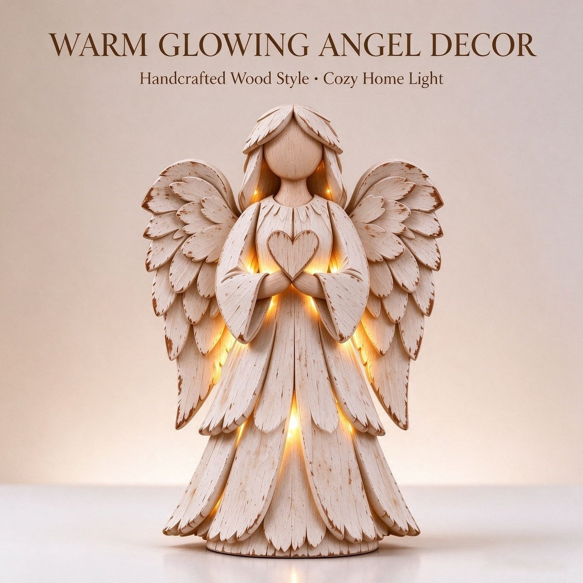 🔥⏰️ Limited Time Special Price 🌙 Vintage Lighted Christmas Tree & Angel Ornaments