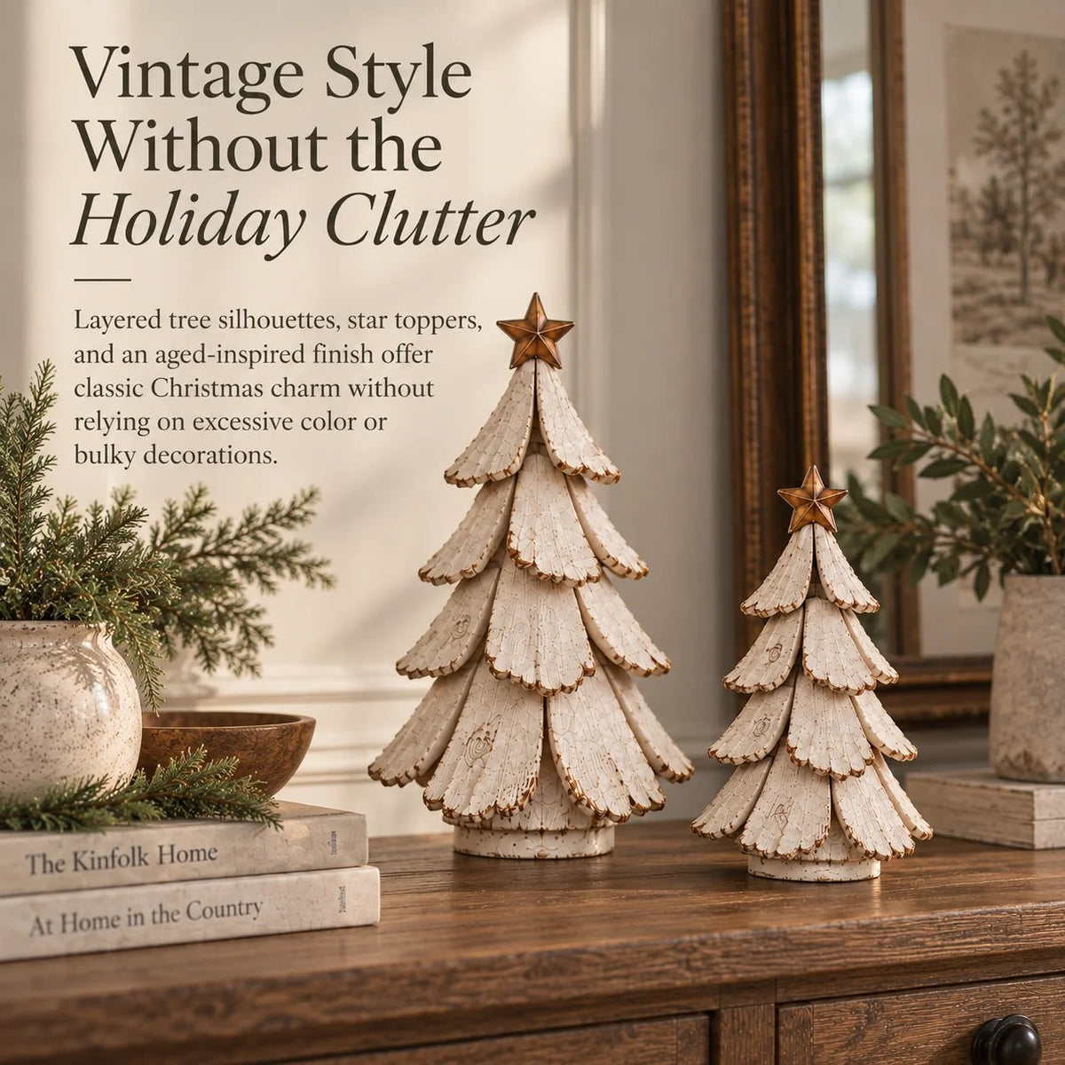 🔥⏰️ Limited Time Special Price 🌙 Vintage Lighted Christmas Tree & Angel Ornaments