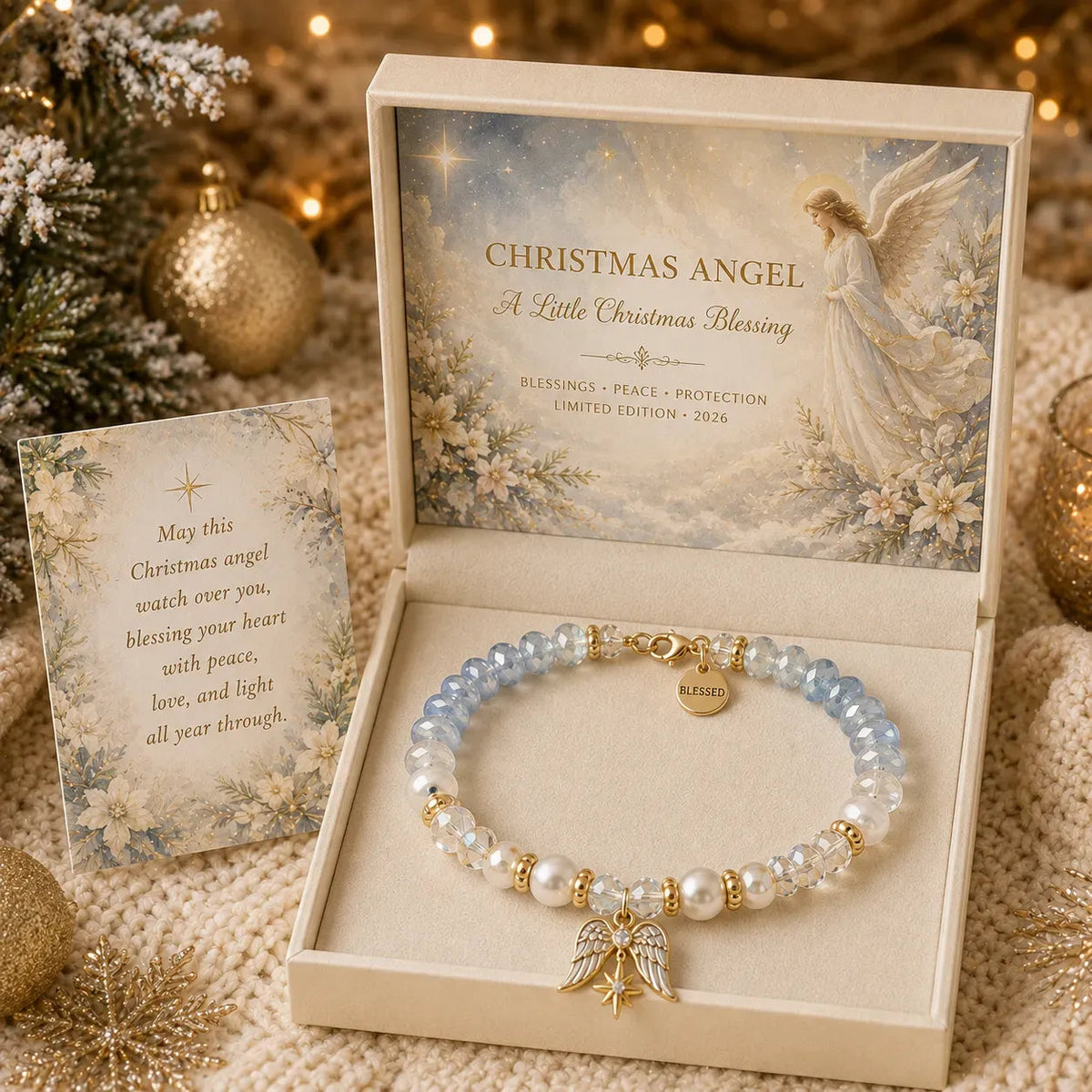 ✝️ Christmas Blessings Bracelet Set 🎄 | Wear the Faith. Share the Blessing.