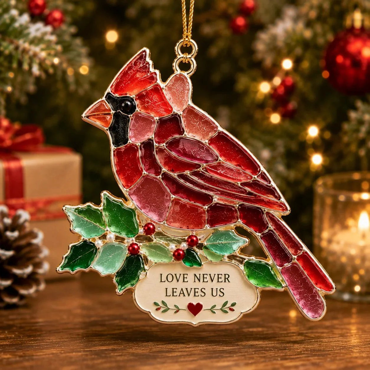 🔥Last Day 50% OFF - ❤✨ Stained Sea Glass Style Christmas Ornaments