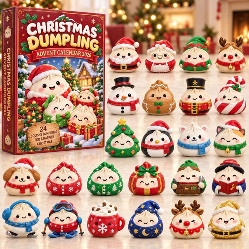 ✨24 Days Squishy Dumplings Acrylic Ornament Advent Calendar