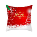 🇸🇬 SG Seller Christmas Decoration Red Cushion Cover 45 x 45 cm Throw Pillow Sofa Pillow Cover Case Single Sided Print
