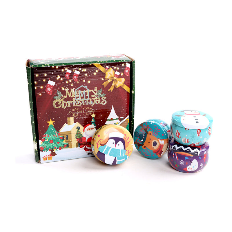 🇸🇬 Christmas Gift Set Scented Candle Soy Wax Box Fragrance Party Gift