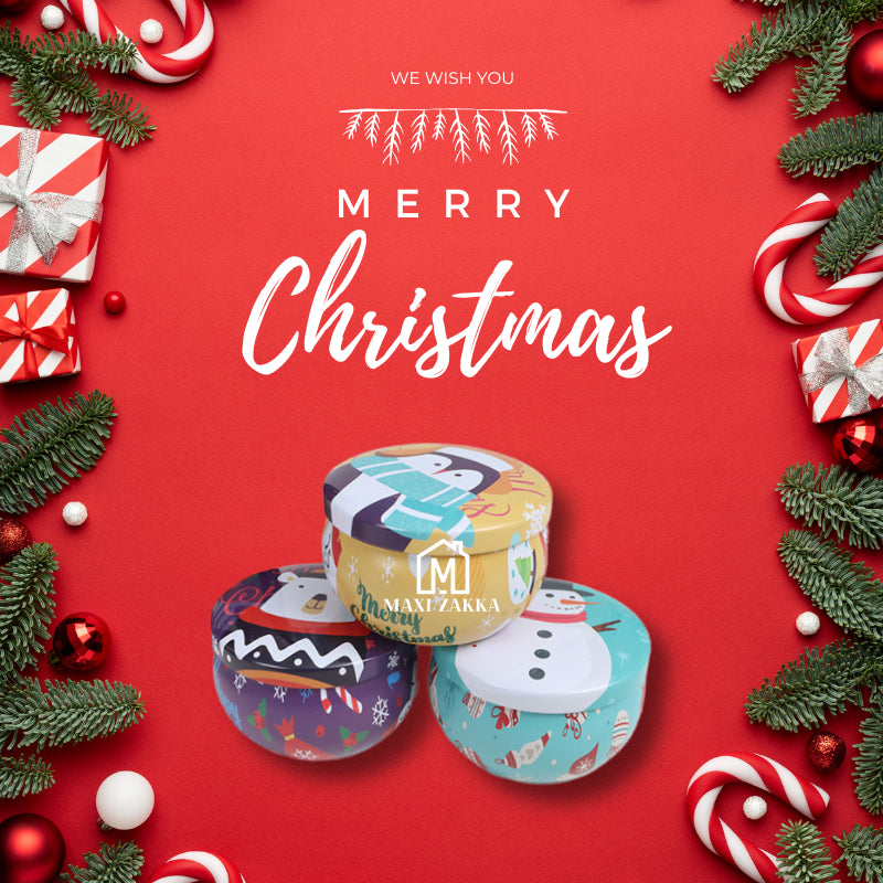 🇸🇬 Christmas Gift Set Scented Candle Soy Wax Box Fragrance Party Gift