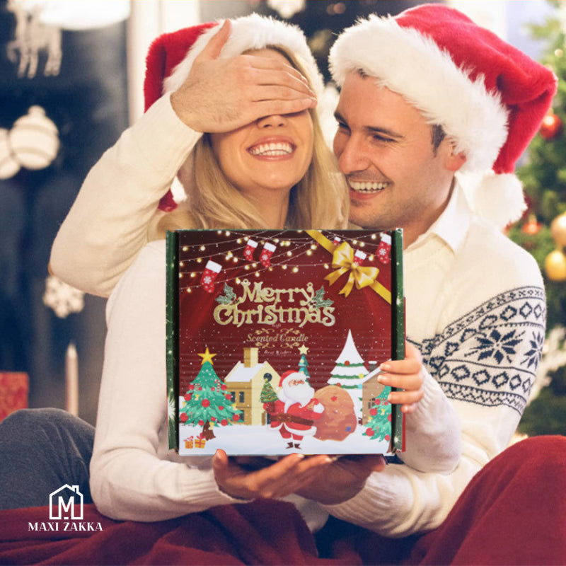 🇸🇬 Christmas Gift Set Scented Candle Soy Wax Box Fragrance Party Gift