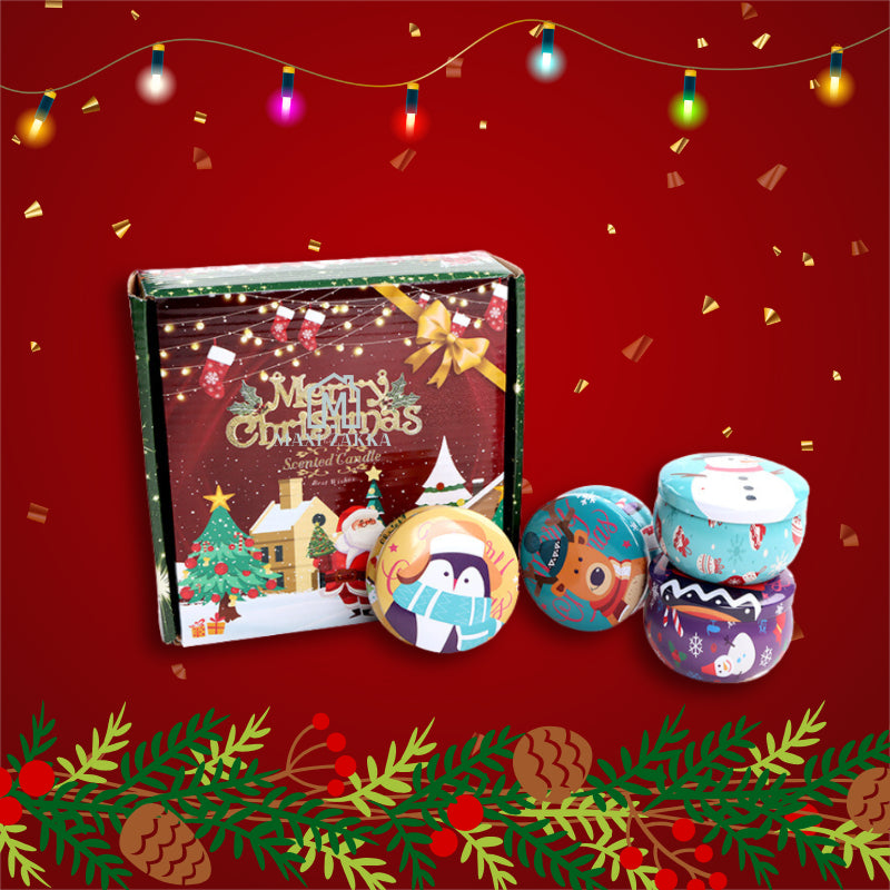 🇸🇬 Christmas Gift Set Scented Candle Soy Wax Box Fragrance Party Gift