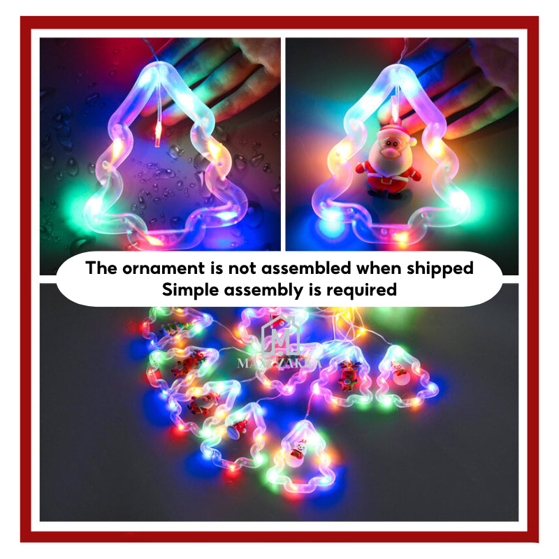 🇸🇬 Ready Stock Christmas LED Lights Fairy Lights Decoration Window Curtain String Lights USB Waterproof Party Decor